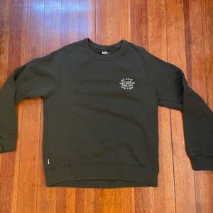 REI Black Crewneck Sweater Classic Cotton Blend